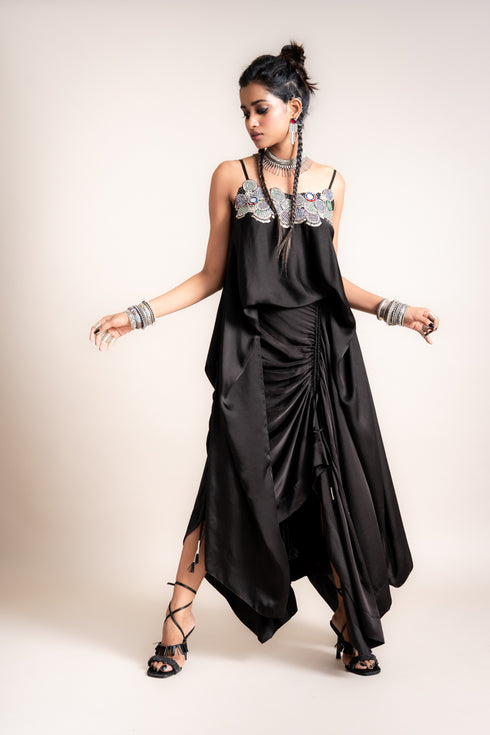 Singlet Top With Skirt Set